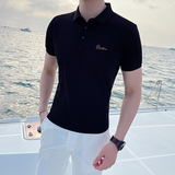 常年有货夏季新款英伦修身短袖polo衫修身t恤A431-B10-P50M-5XL，男装T恤，星座401B（原A431）