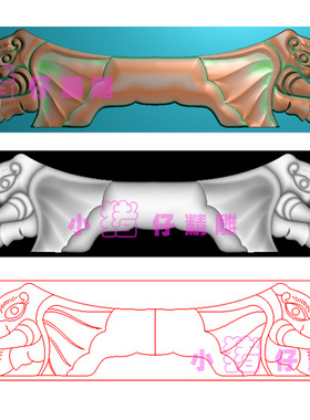 藏族吉祥大象脑象耳朵JDP精雕图浮雕图BMP灰色图521软件设计图