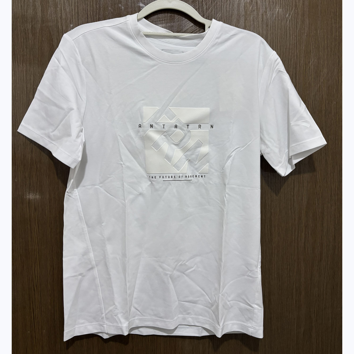 安踏正品夏季圆领青年短袖男针织