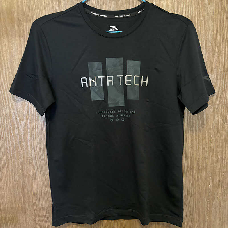 速干正品圆领运动短袖安踏青年