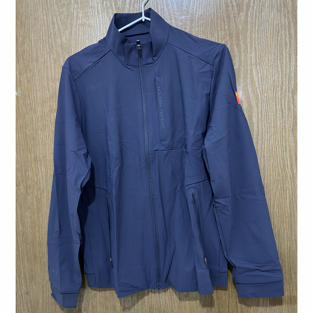 安踏正品秋立领男运动针织外套