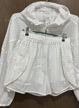 安踏正品夏季冰丝运动跑步套装