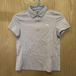 T恤女运动上衣 安踏正品 夏季 休闲POLO衫 训练冰肤短袖