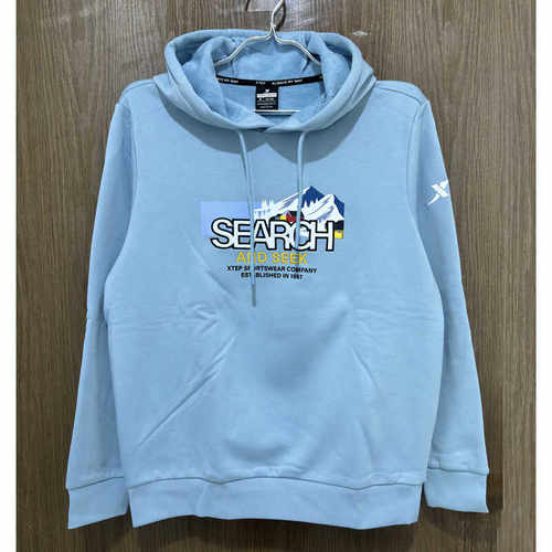 连帽正品针织套头衫运动上衣特步