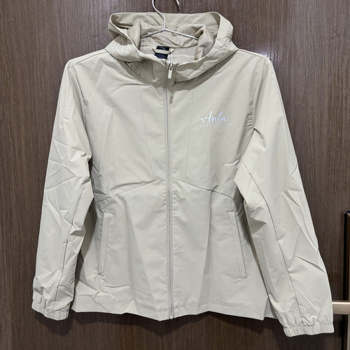 安踏正品连帽单层女青年运动上衣