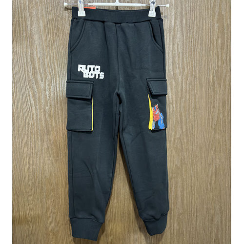 特步儿童绒保暧工装裤男童长裤