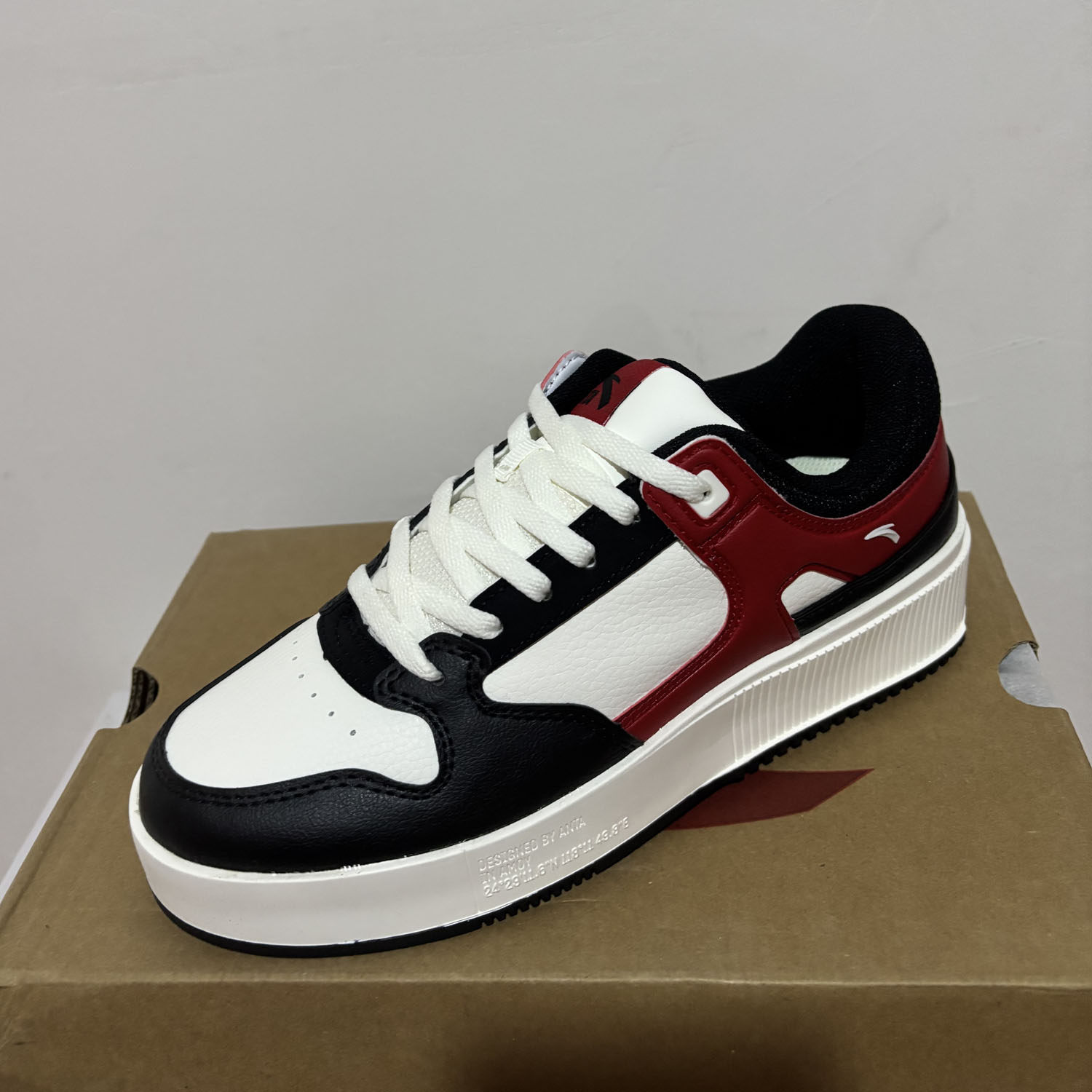 安踏正品春秋皮面低帮青年街头潮流百搭休闲情侣板鞋122438012S,运动鞋new,板鞋,淘宝优惠券,粉丝福利购,淘宝优惠卷