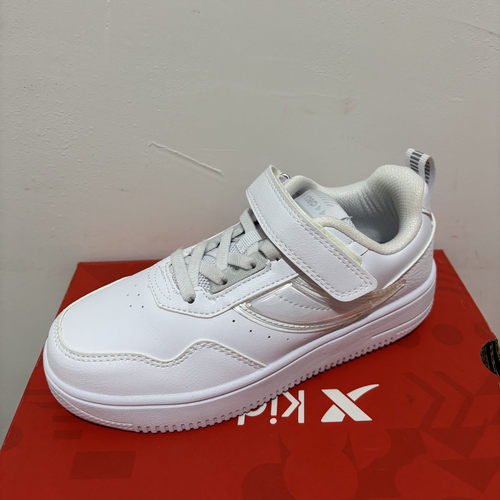 特步儿童正品魔术贴男女童板鞋