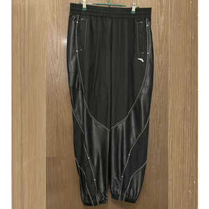 安踏正品夏季休闲宽松网面透气女士酷街头运动梭织长裤162328520