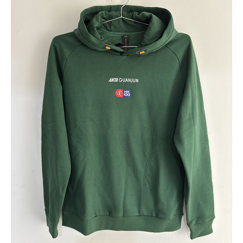 安踏正品冠军野跑冬连帽运动卫衣