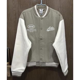 安踏秋冬休闲拼色棒球服外套青年宽松保暧男上衣152348726