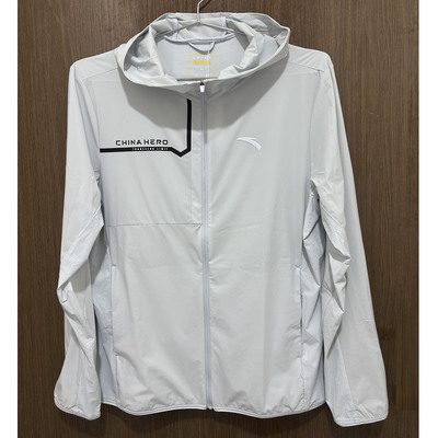 安踏冰丝梭织连帽薄款运动外套