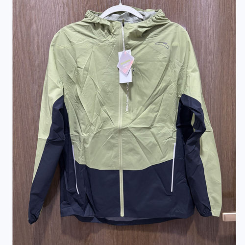 安踏正品连帽梭织单层运动跑步衣