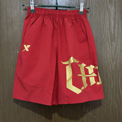 特步儿童正品街头梭织速干五分裤