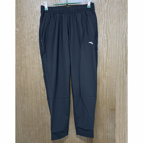 安踏正品春休闲梭织女运动九分裤