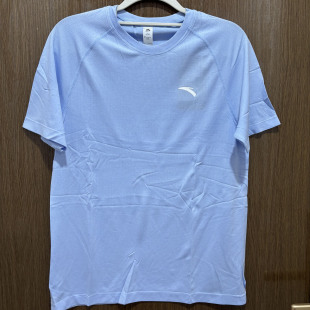 男运动短袖 休闲速干透气舒适青年百搭T恤衫 452430202 夏季 安踏正品