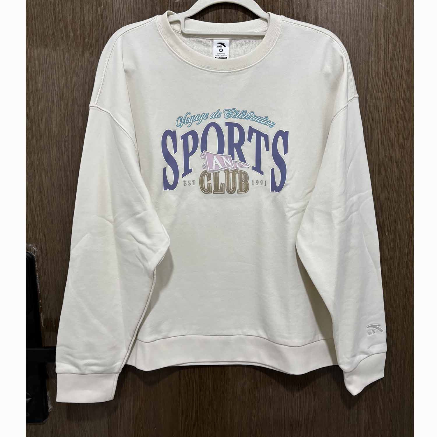 安踏正品春秋休闲宽松亲肤舒适青年女运动套头衫卫衣162438704 - 倩姐鞋店出品