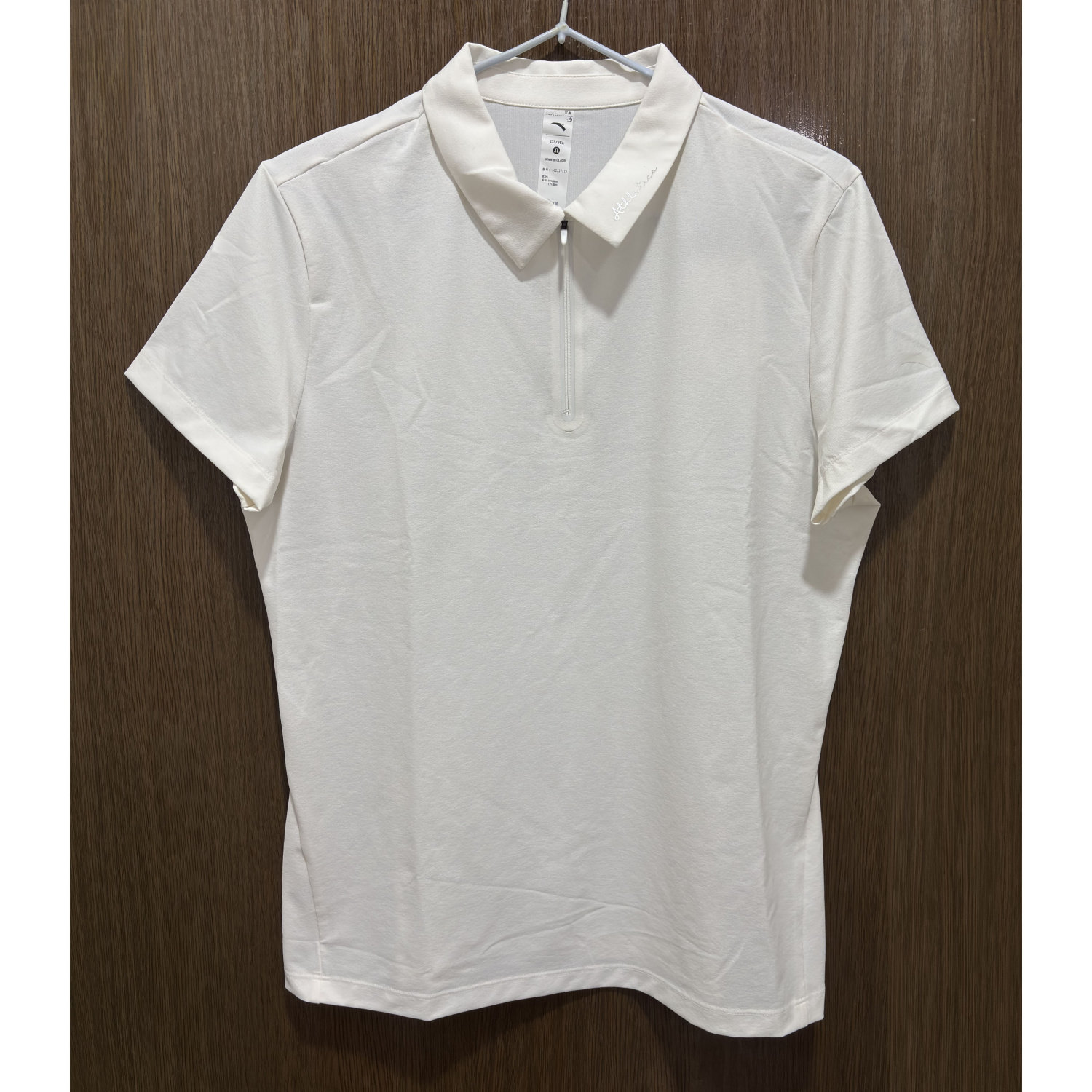 安踏正品夏女短袖POLO衫运动上衣图片