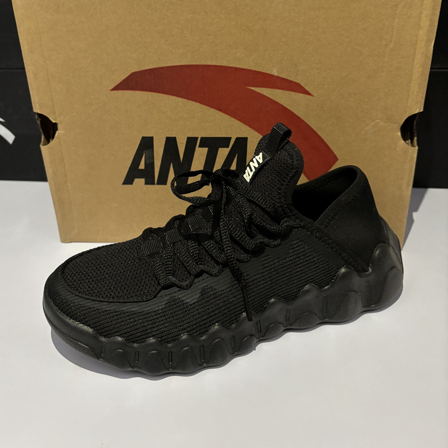 安踏正品夏季针织透气软底运动鞋