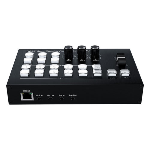 hdmi多机位相机高清直播推流导播切换台一体机采集卡usb3.04进2出