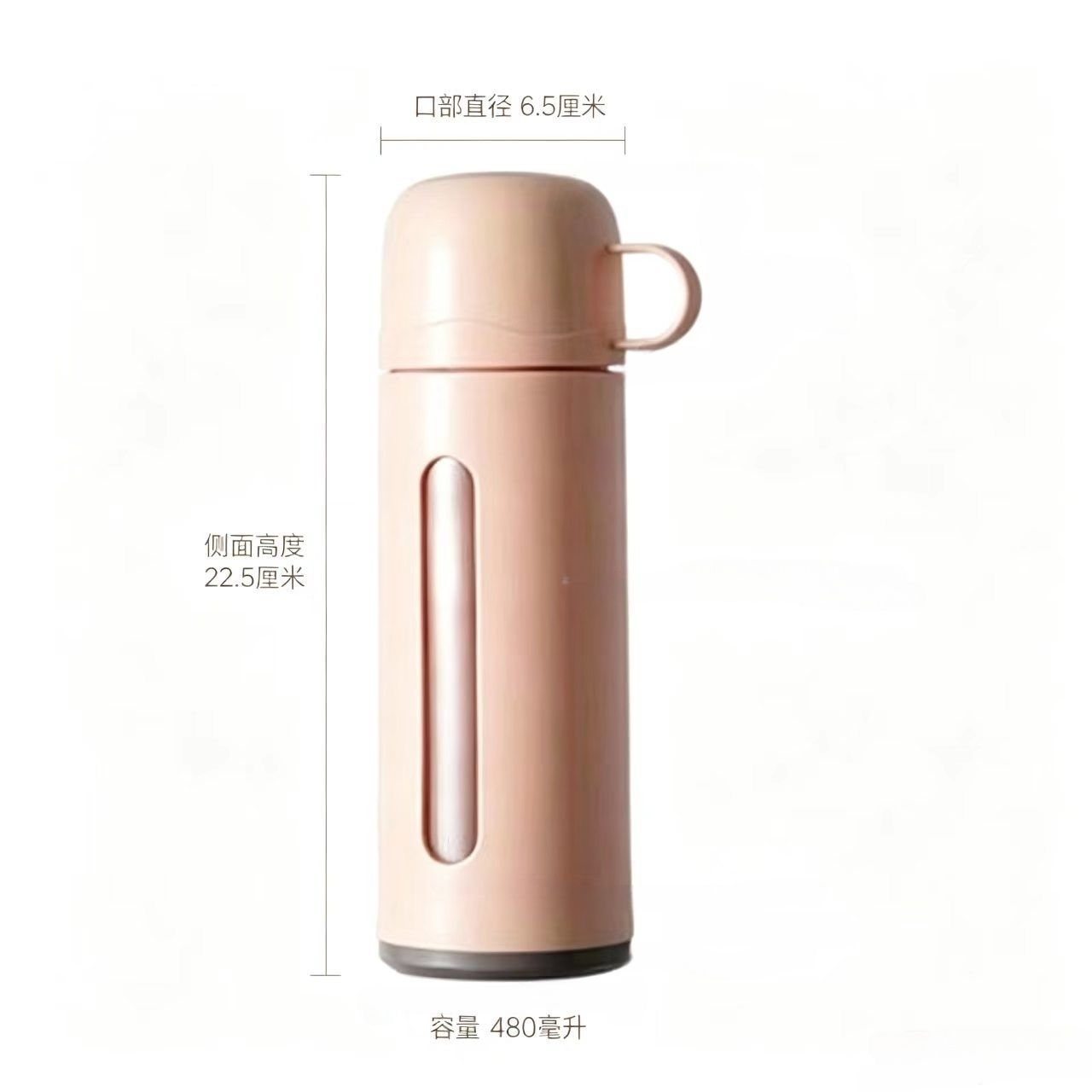 塑玻杯玻璃杯防摔学生水杯双层耐热防烫带盖过滤便携泡茶杯子定制