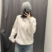 毛衣毛衫 新款 秋冬Y485271 柔软绵羊毛圆领针织衫 长袖 男装 女装