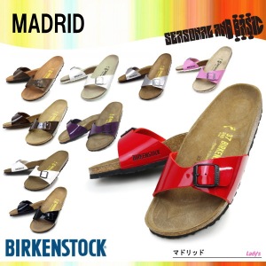 香港现货正品Birkenstock德国勃博肯鞋Madrid女款单扣一字凉拖鞋