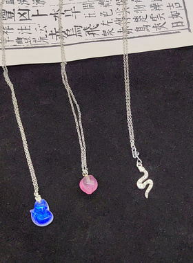 长相檀健次柳小思夭杨紫邓为十七涂山锁骨璟项链子铃铛情侣礼物
