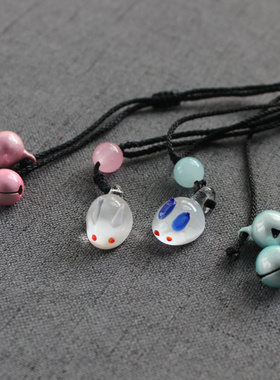 兔子铃铛情侣礼物项链