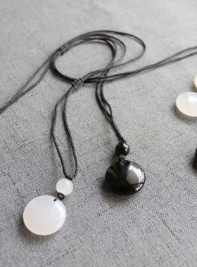 折小乔刘宇宁腰魏劭宋祖儿蛮蛮俨端黑白围棋绳子博弈项锁骨链饰品