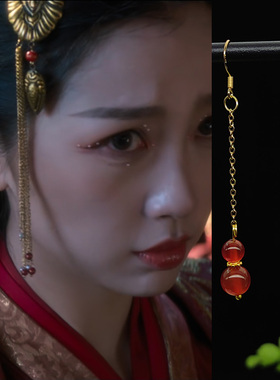 云之虞书欣羽为衫汉服复古风耳环