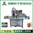 机膏体化妆品蜂蜜酒水油高速罐装 全自动转子泵伺服定量灌装 生产线