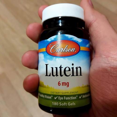CarlsonLabs叶黄素6mg180粒视力