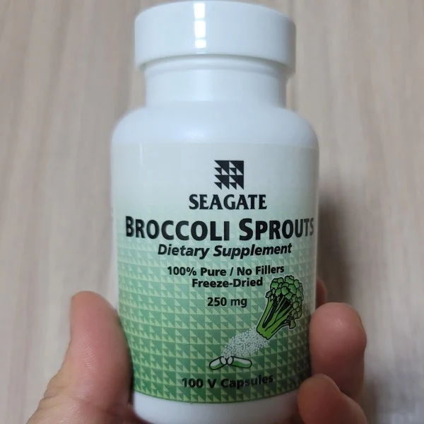 美国Seagate 西兰花芽 Broccoli 250mg 100粒素食胶囊冻干