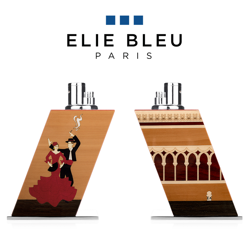 ELIE BLEU西恩富戈斯系列充气打火机雪茄烟灰缸雪茄保湿盒限量版