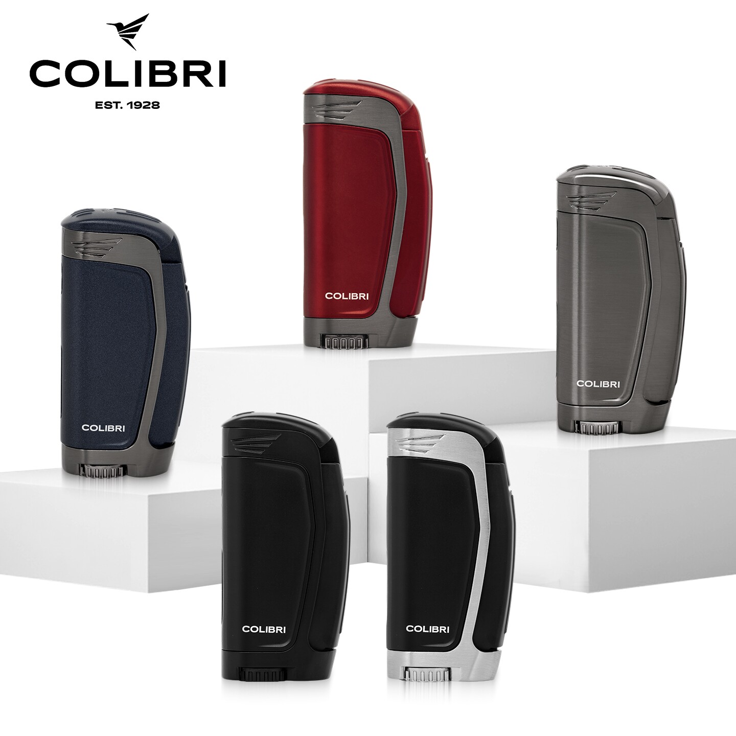 COLIBRI科乐比E3三火焰雪茄打火机专用防风充气直冲耐用送男友图片
