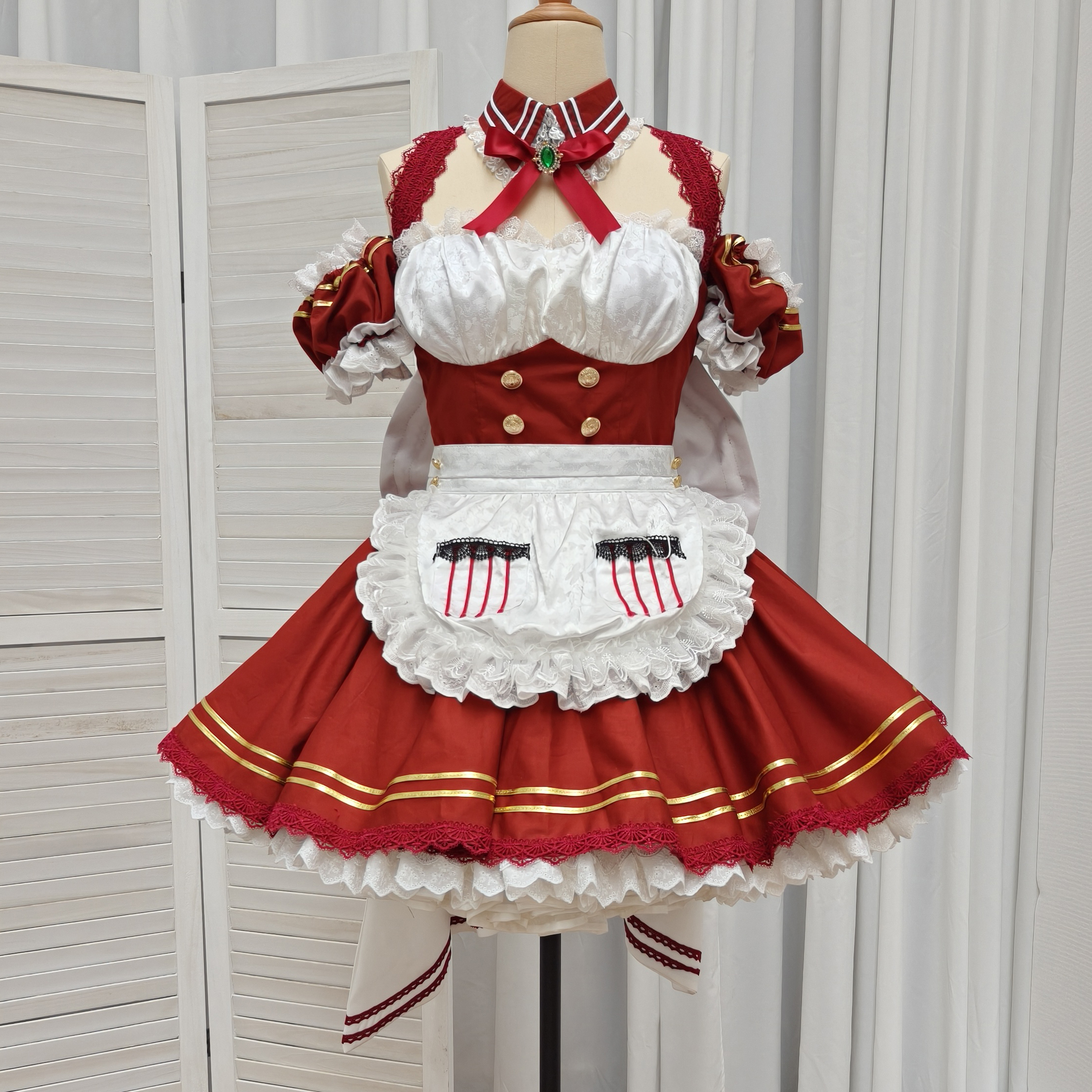 小知家vtuber宝钟玛琳女仆装