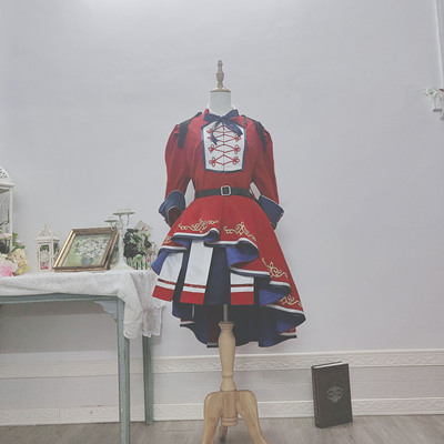 小知家cos缪斯九周年复活演唱会园田海未打歌服cosplay定制