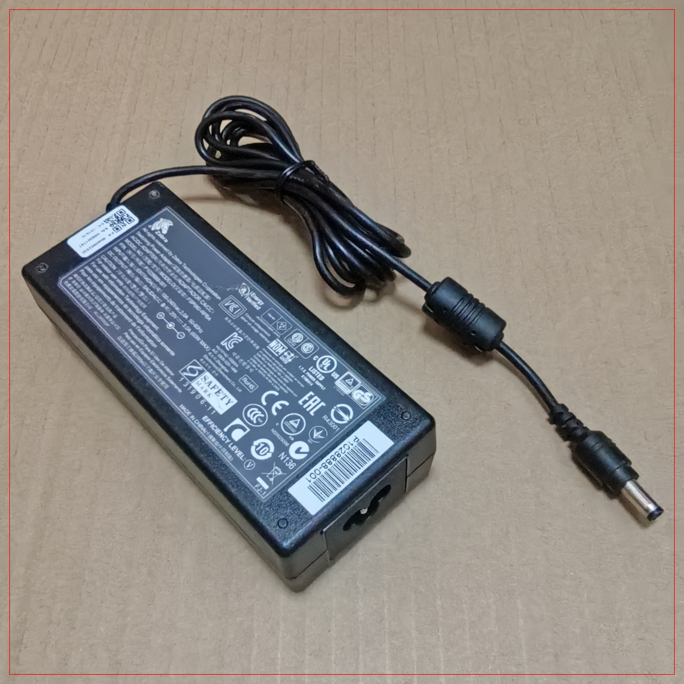 Zebra斑马20V3A电源适配器