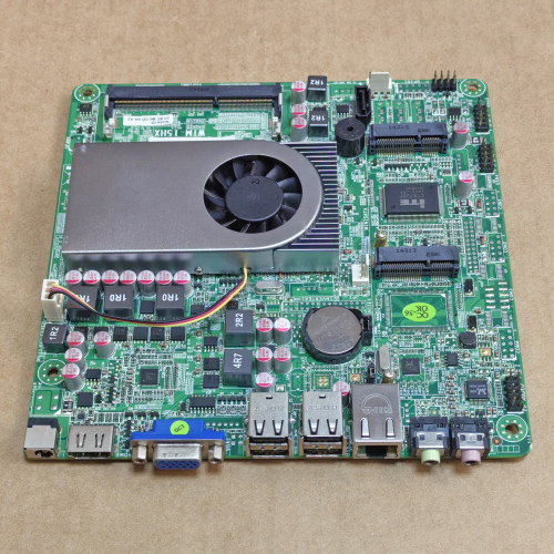 微特迈WTM-I5HX 1037U超薄低功耗17*17小主板mSATA千兆网卡 DC12V