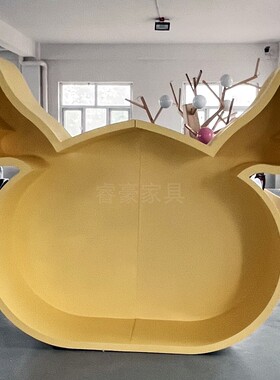 zdh卡通龙游儿童陈列展柜创意可爱公共休闲家具坐墩书柜厂家定制
