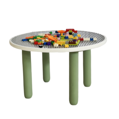 儿童游乐区圆形积木桌