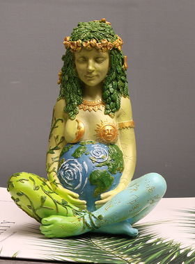 创意女神地球母亲盖亚摆件