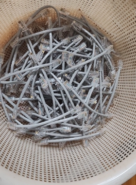 超五类网线短网线0.1m568b装法交换机路由器机房各种各种电子配件