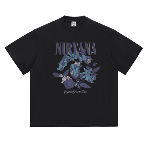 Nirvana摇滚涅槃乐队T恤潮牌短袖