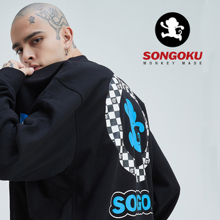 特 悟空本铺潮牌棒球服卫衣外套男女春秋纯棉加厚猴子百搭个性