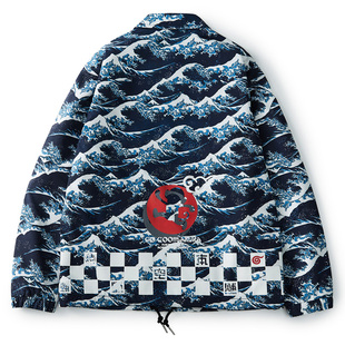 悟空本铺教练夹克潮牌外套风衣个性 男女休闲学院风春秋