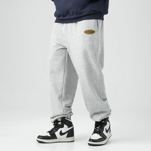 子长裤 熊猫PANDA潮牌卫裤 加绒简约百搭裤