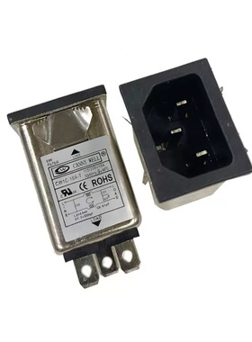 CANNY WELL 插座卡式滤波器CW1C-10A-T 6A 3A 卡式电源滤波器115V