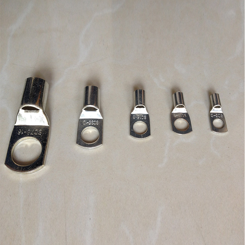 70平方sc70-6-8-10-12-14-16窥口型铜鼻子铜接线端子铜线耳线鼻子